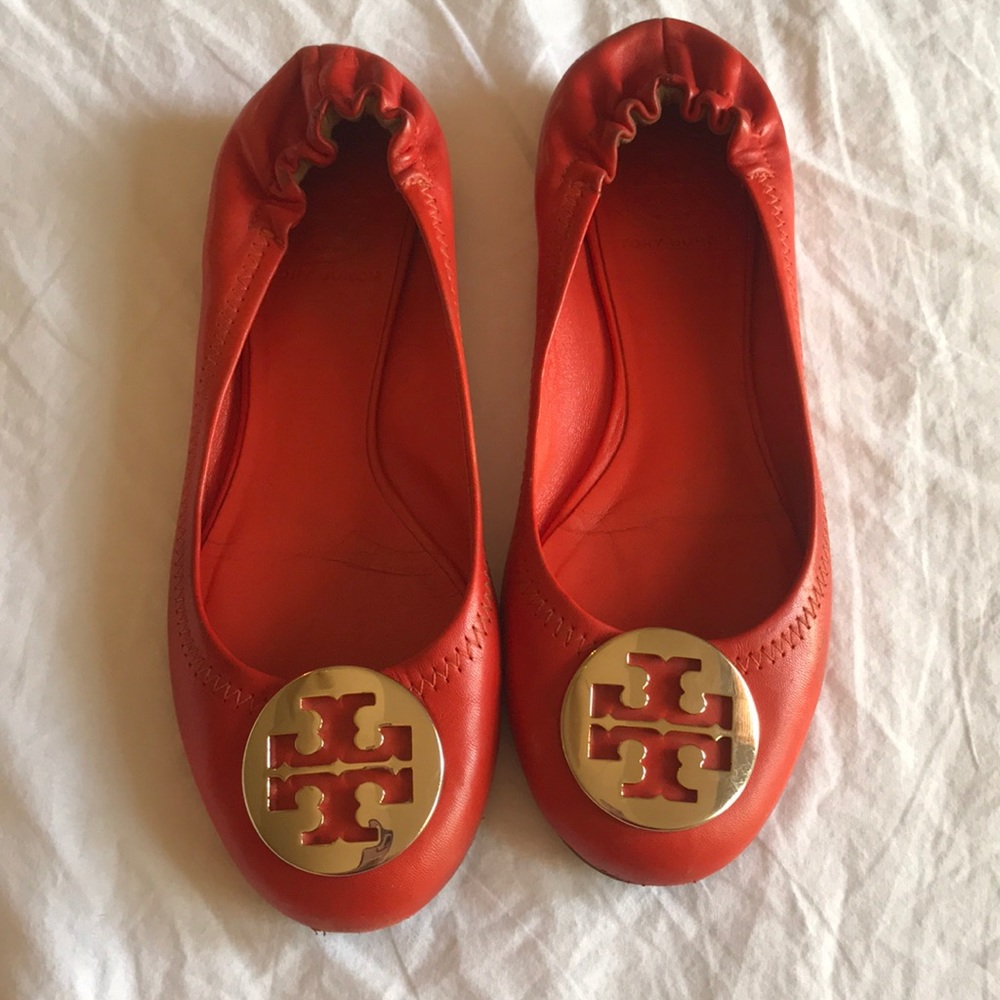 Tory Burch flat  leather shoes
